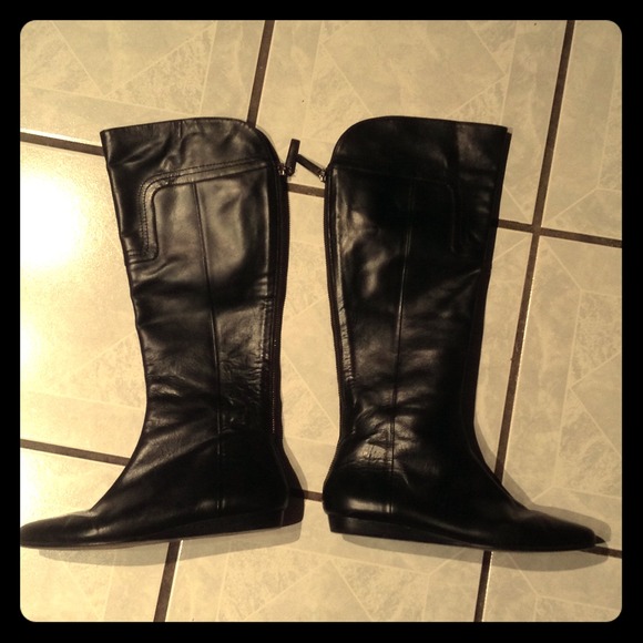 knee-high boots.
