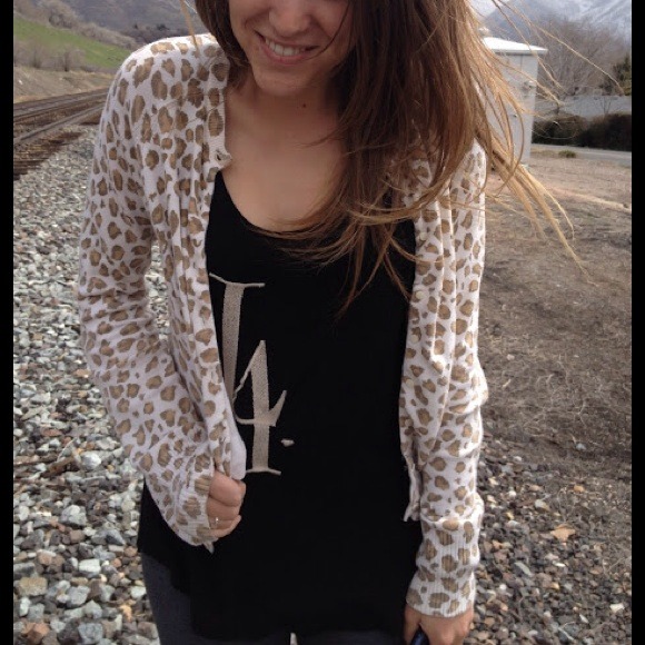 Leopard cardigan