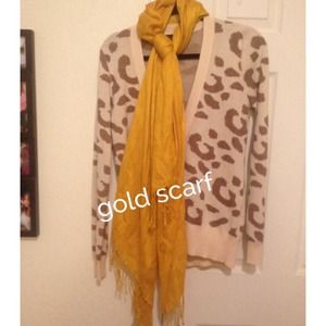 🚫SOLD Gold scarf