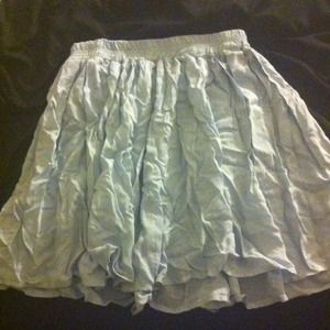 Blue highwasted skirt