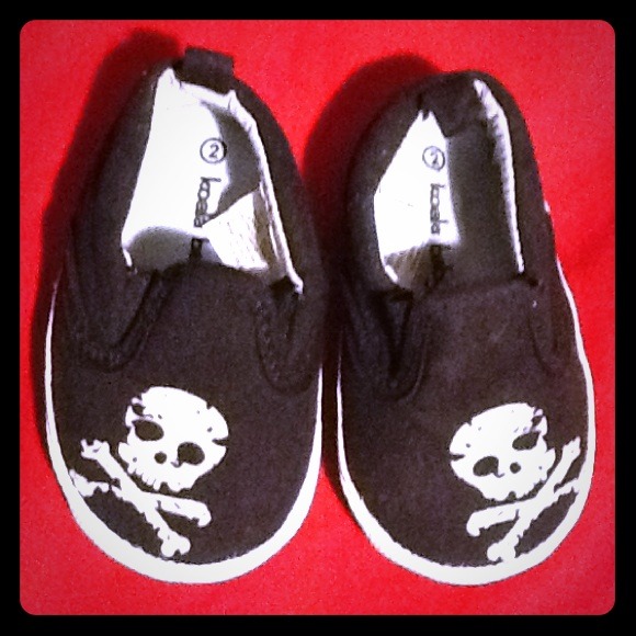 Koala Baby Infant Canvas Shoes Skulls