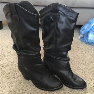 Sexy Classy Heeled Cowgirl Boots