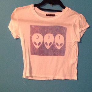 Brandy Melville Alien Crop Top