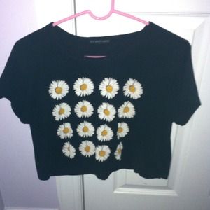 Daisy crop top and Moselle sweater