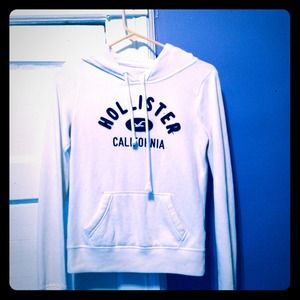 White Hollister Hoodie