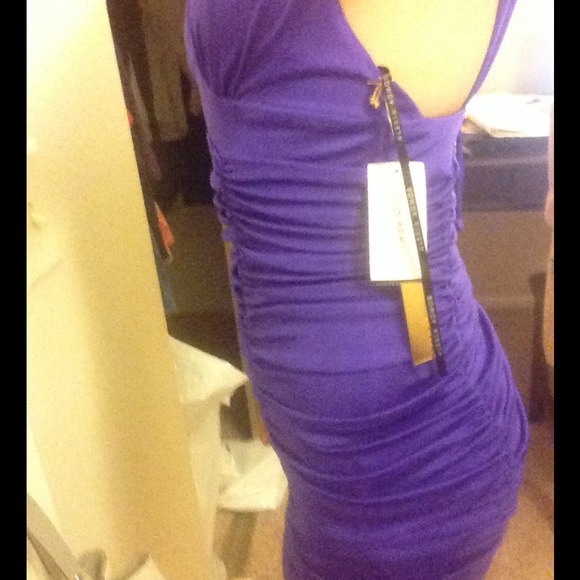 Alexia Admor little purple dress