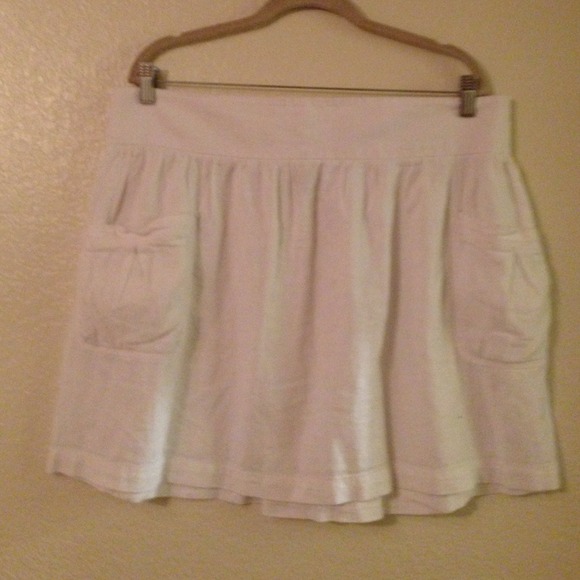 White skirt