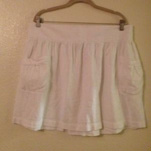 White skirt