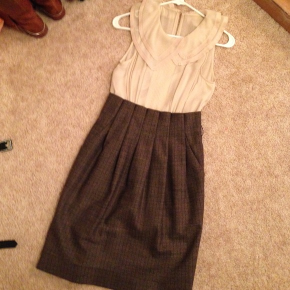 ❌TRADED❌BCBGMAXAZRIA Silk and Wool Dress