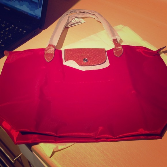 Reduced!!! Longchamp Red Tote ❤️