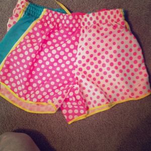 Nike running shorts and compression shorts.