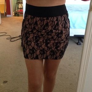 Charlotte Russe high waisted skirt.