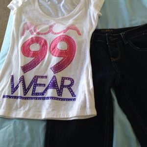Rocawear jeans and shirt