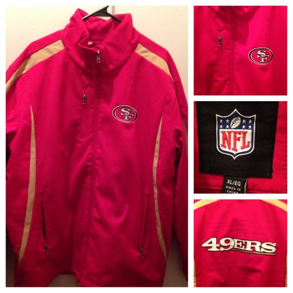 🏈 49ers fourty niners 2013 jacket authentic NFL🏈