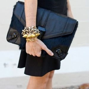 Rebecca Minkoff Bags - 🎉8X HP🎉Rebecca Minkoff Black Fur Clutch Purse Rebecca Minkoff Bags - 🎉8X HP🎉Rebecca Minkoff Black Fur Clutch Purse