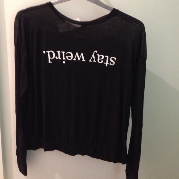 ❌SOLD Brandy melville stay weird long sleeve