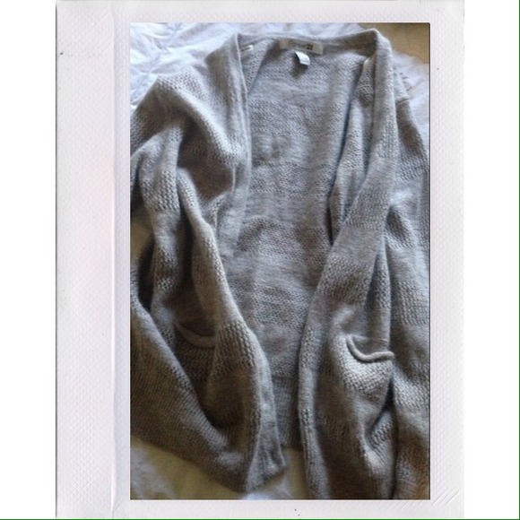 forever 21 cream cardigan