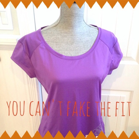 Lavender Fila Sport  Workout Top