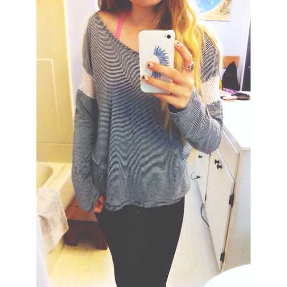 Crochet Detail UO Long Sleeve