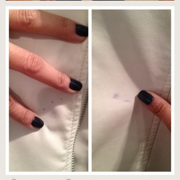 Kenneth Cole Vegan Leather Studs Motorcycle Jacket - Picture 3 of 3