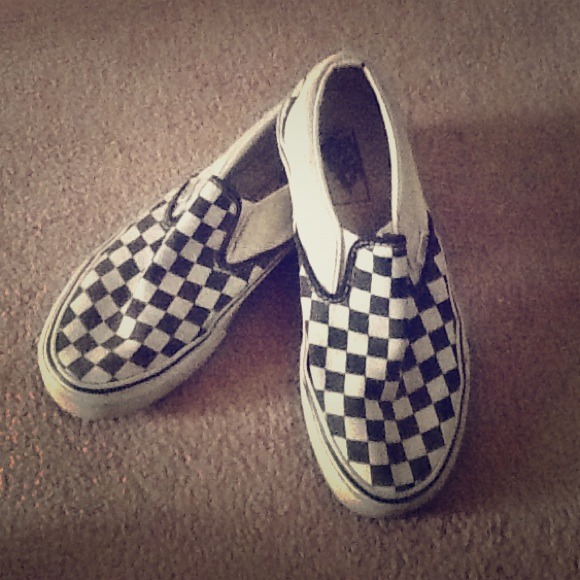 Checkered Slip-On Vans