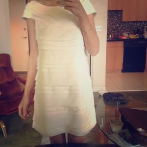 Ivory French Connection penny dress