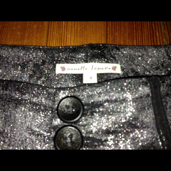 Nanette LePore lyrical lame skirt - Picture 3 of 4