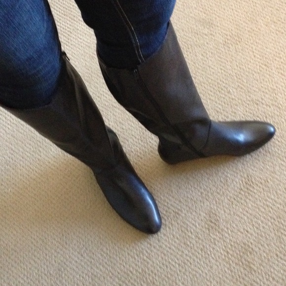 Corso Como Black Leather Doyle Boots