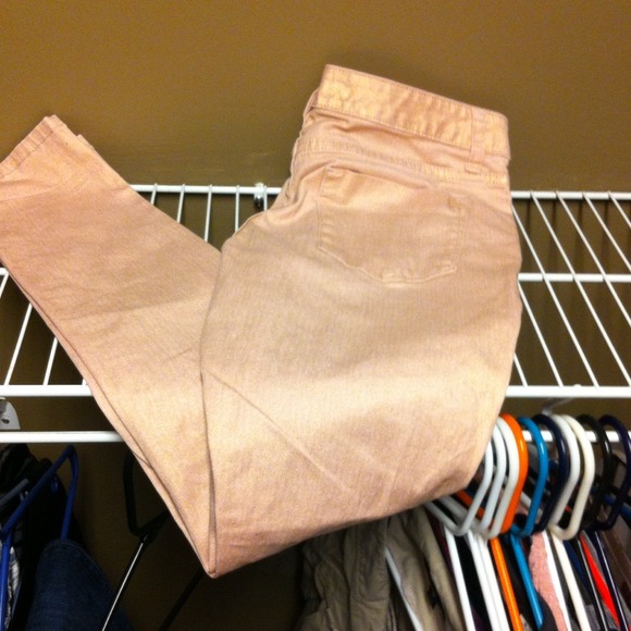 Pink skinny jeans