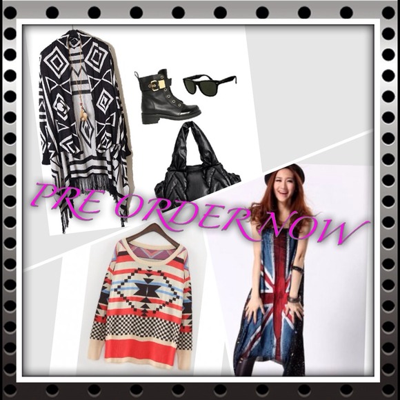 NEW ITEMS! AZTEC PRINT CARDIGAN, SWEATER..
