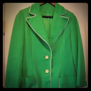 Vintage Green Woman's Blazer
