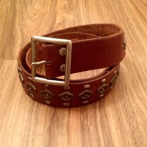 Hollister Brown Leather Belt