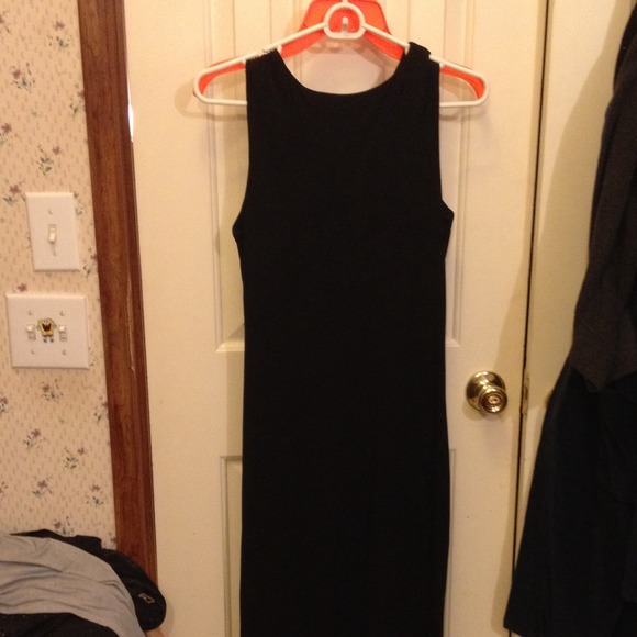 ❤️REDUCED❤️Long black sleeveless dress