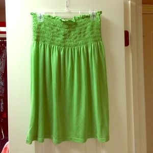 Lime tube top