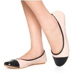 Quilted Blush Lightweight Ballet Flats 6.5