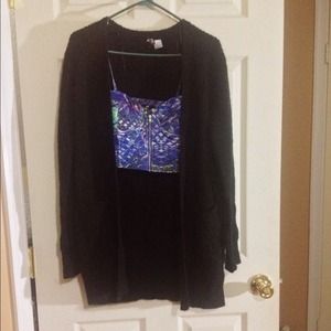❌SOLD❌H&M Black long cardigan