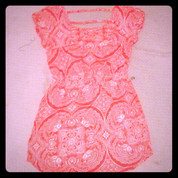 Bright Pink American Eagle Dress w/ pockets