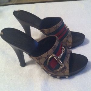 **ON HOLD** Authentic Gucci high heel clogs