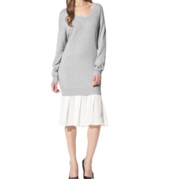 3.1 Phillip Lim Sweater Dress in Gray - Picture 2 of 3