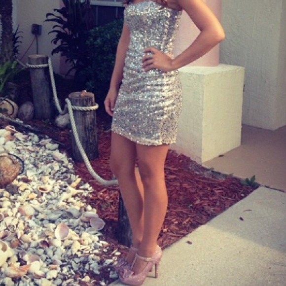 Short sequin dress