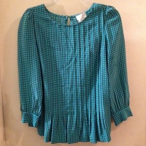 **SOLD** Kate Spade Teal Top