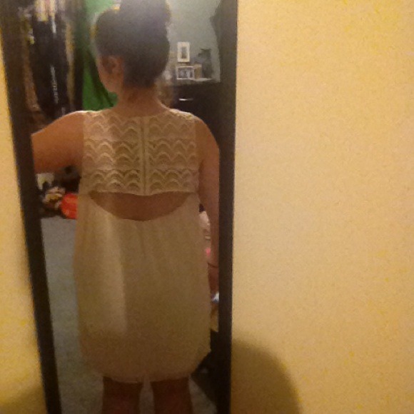 ❤️donated ❤️ Crochet & Chiffon Cutout Dress - Picture 4 of 4
