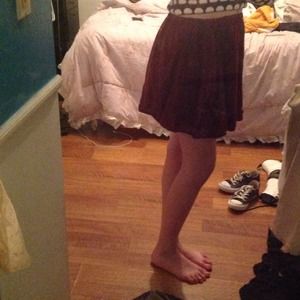 Brandy Melville Basic Burgundy Skirt