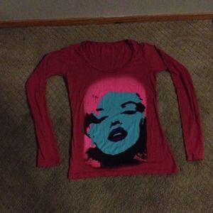 betsey johnson marilyn monroe long sleeve