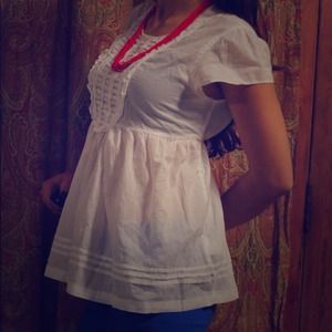 NWNT Tommy Hilfiger white top