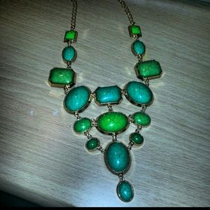 Green/turquoise necklace