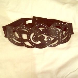 Cute jeweled waist belt