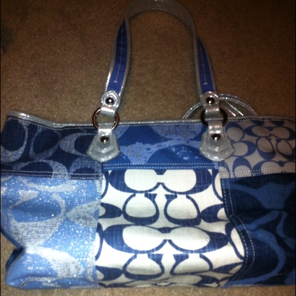 Coach denim purse (130 thru paypal)