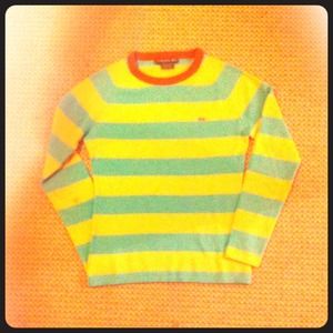 Lacoste Cashmere Retro Striped Sweater