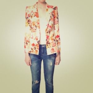 beautiful floral blazer